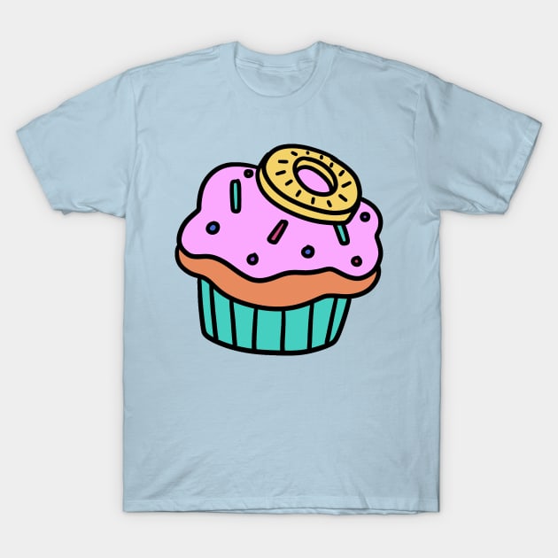 Pineapple Cupcake T-Shirt by saradaboru